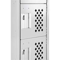 Assembled Clean Line™ Perforated Economy Lockers FL356 | Meunier Outillage Industriel