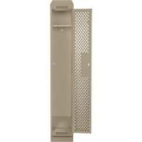 Clean Line Lockers, 12" x 18" x 82", Steel, Beige, Rivet (Assembled), Perforated Meunier Outillage Industriel