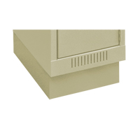 Clean Line Economy Lockers Recessed Base, 1 Banks, 4" H x 12" W x 18" D, Beige, Steel Meunier Outillage Industriel