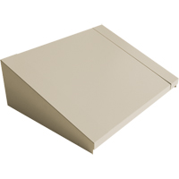 Dessus inclin&eacute; pour casiers robustes enti&egrave;rement soud&eacute; Concorde, Bloc de 2, 18" p x 24" la x 6" ha, Beige, Acier Meunier Outillage Industriel