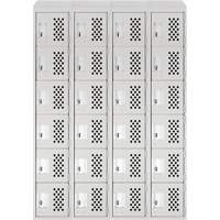 Assembled Clean Line™ Perforated Economy Lockers FL355 | Meunier Outillage Industriel