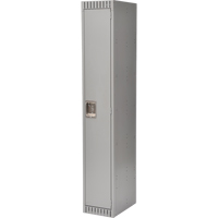 Lockers, 12" x 18" x 72", Steel, Grey, Knocked Down Meunier Outillage Industriel