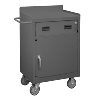 Armoire d'&eacute;tabli mobile, Acier Surface Meunier Outillage Industriel