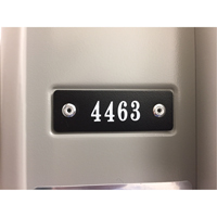 Locker Plate Numbers FL639 | Meunier Outillage Industriel