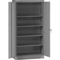 Standard Storage Cabinet, Steel, 4 Shelves, 72" H x 36" W x 18" D, Grey FL778 | Meunier Outillage Industriel