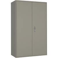 Extra Wide Hi-Boy Storage Cabinet, Steel, 4 Shelves, 72" H x 48" W x 24" D, Grey Meunier Outillage Industriel