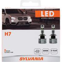 H7 Headlight Bulb, LED, 13.2 W/17 W, White Meunier Outillage Industriel