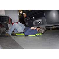 Neon Green Low Profile Plastic Creeper Meunier Outillage Industriel