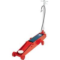 Floor Jack, 10 Ton(s) Capacity, 6-1/8" Lowered, 27-1/4" Raised, Air Hydraulic Meunier Outillage Industriel