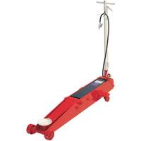 Floor Jack, 5 Ton(s) Capacity, 5-5/8" Lowered, 27-1/4" Raised, Air Hydraulic Meunier Outillage Industriel