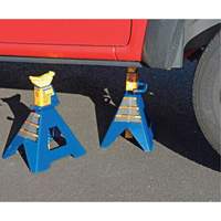 Jack Stand, Locking Handle/Ratchet, 6 tons Capacity, 25-1/4" H Meunier Outillage Industriel