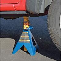 Jack Stand, Locking Handle/Ratchet, 6 tons Capacity, 25-1/4" H Meunier Outillage Industriel