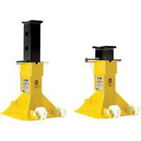 EZ-Wheel Jack Stand, Locking Pin, 22 Tons Capacity, 13-1/2" - 20" H Meunier Outillage Industriel