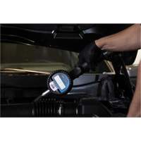 D&eacute;bitm&egrave;tre &eacute;lectronique de lubrifiant avec rallonge flexible &agrave; 90° Meunier Outillage Industriel