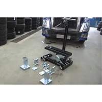 Floor Service Jack, 14 Ton(s) Capacity, 8-1/4" Lowered, 20" Raised, Air Hydraulic Meunier Outillage Industriel