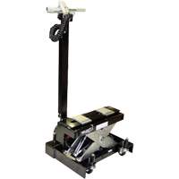 Floor Service Jack, 12 Ton(s) Capacity, 7-1/2" Lowered, 15-3/4" Raised, Air Hydraulic Meunier Outillage Industriel