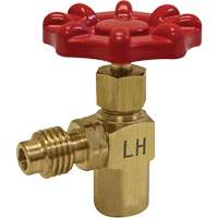 Valve de perçage pour canette R1234yf avec filetage 1/2” ACME-LH Meunier Outillage Industriel