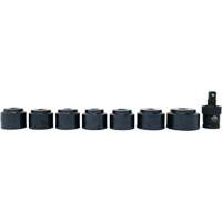Ensemble de douilles pour filtre &agrave; huile &agrave; profil extra-bas, 8 morceaux Meunier Outillage Industriel
