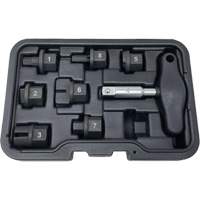 Trousse d'outils pour bouchons de vidange dhuile 8 morceaux Meunier Outillage Industriel
