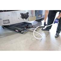 Drain pour camion &agrave; profil bas avec pompe &eacute;lectrique Meunier Outillage Industriel