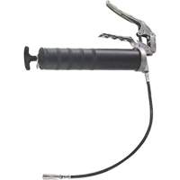 Pistolet &agrave; graisse robuste &agrave; poign&eacute;e pistolet avec rallonge de tuyau flexible, Capacit&eacute; 14 oz Meunier Outillage Industriel