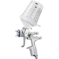 5000 B RP Nozzle 1.2 RPS Paint Spray Gun with Multi-Purpose Cup, 1/4" NPT Air Inlet, 10.24 CFM, 0.3 L/0.6 L/0.9 L Capacity, 0.17 PSI Meunier Outillage Industriel