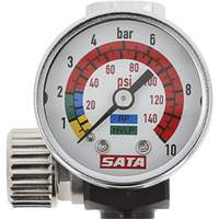 Air Micrometer with Gauge, 1/4" Male Thread & G 1/4" Female Thread Meunier Outillage Industriel