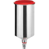 Reusable Aluminium Cup 1.0 l with QCC without Fine Thread Meunier Outillage Industriel