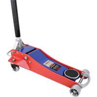 Lightweight Floor Jack, 3 Ton(s) Capacity, 3" Lowered, 19-3/4" Raised, Manual Hydraulic Meunier Outillage Industriel
