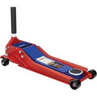 High/Low Floor Jack, 3 Ton(s) Capacity, 3-1/8" Lowered, 24-3/8" Raised, Manual Hydraulic Meunier Outillage Industriel