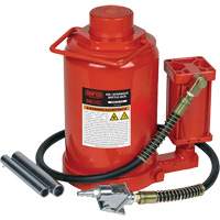 Standard Height Bottle Jack, 50 Ton(s), Air Hydraulic, 19" Raised Height Meunier Outillage Industriel