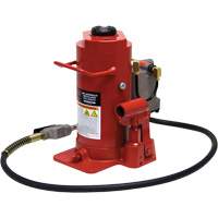 Standard Height Bottle Jack, 20 Ton(s), Air Hydraulic, 20-1/2" Raised Height Meunier Outillage Industriel
