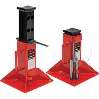 Chandelles, Tige verrouillable, Capacit&eacute; de 25 tonnes, 12" - 20" h Meunier Outillage Industriel