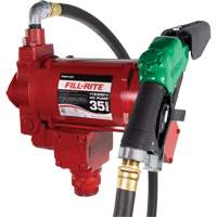Pompe de transfert de carburant 115/230 V c. a. avec pistolet Meunier Outillage Industriel