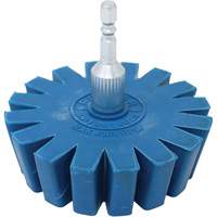 Conical Gear Eraser Wheel with Quick-Connect Arbor Adapter Meunier Outillage Industriel