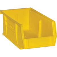 Hook-On Bins, 4" W x 3" H x 7" D, Yellow, 10 lbs. Capacity FM022 | Meunier Outillage Industriel