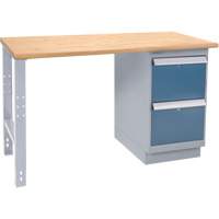 &eacute;tabli industriel, Porte a/combinaison de tiroirs, Cap 1000 lb, 72" la x 36" p, 34" h Meunier Outillage Industriel