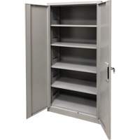 Storage Cabinet, Steel, 4 Shelves, 78" H x 36" W x 24" D, Grey Meunier Outillage Industriel
