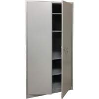 Storage Cabinet, Steel, 4 Shelves, 78" H x 36" W x 24" D, Grey Meunier Outillage Industriel