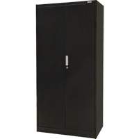 Hi-Boy Storage Cabinet, Steel, 4 Shelves, 72" H x 36" W x 18" D, Black Meunier Outillage Industriel