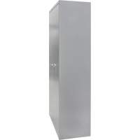 Wardrobe Storage Cabinet, Steel, 36" W x 18" D x 72" H, Grey Meunier Outillage Industriel