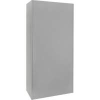 Wardrobe Storage Cabinet, Steel, 36" W x 18" D x 72" H, Grey Meunier Outillage Industriel