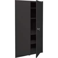 Storage Cabinet, Steel, 4 Shelves, 78" H x 36" W x 24" D, Black Meunier Outillage Industriel