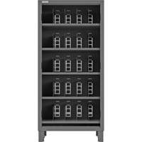 Heavy-Duty Open Front Cabinet with Dividers, Steel, 0 Drawers, 36" x 24" x 78", Grey Meunier Outillage Industriel