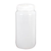 Wide-Mouth Bottles, Round, 1 gal., Plastic HB038 | Meunier Outillage Industriel
