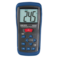Thermom&egrave;tre &agrave; thermocouple avec certificat de calibration, Contact, Num&eacute;rique, -58-2000°F (-50-1300°C) Meunier Outillage Industriel
