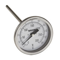 Thermom&egrave;tres bilames, Contact, Analogique, 50-550°F (0-260°C) Meunier Outillage Industriel