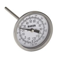 Thermom&egrave;tres bilames, Contact, Analogique, 0-250°F (-20-120°C) Meunier Outillage Industriel