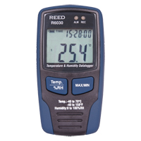 Temp/RH Data Logger with ISO Certificate, 40°C to 70°C (-40°F to 158°F) NJW177 | Meunier Outillage Industriel