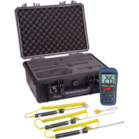 Ensemble de thermom&egrave;tre &agrave; thermocouple, Contact, Num&eacute;rique, -58-2000°F (-50-1300°C) Meunier Outillage Industriel